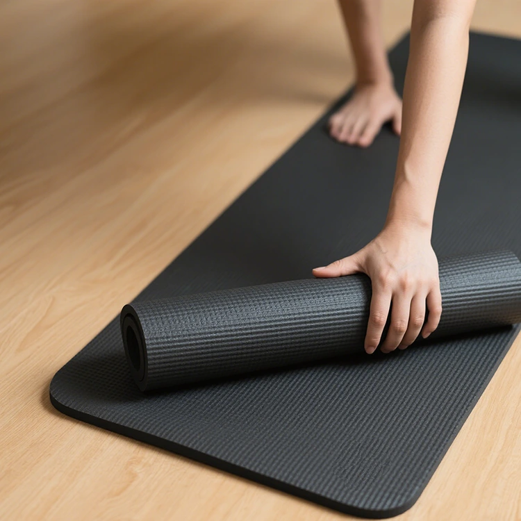 Μη-ολίσθηση αντιμικροβιακή καουτσούκ Yoga Mat
